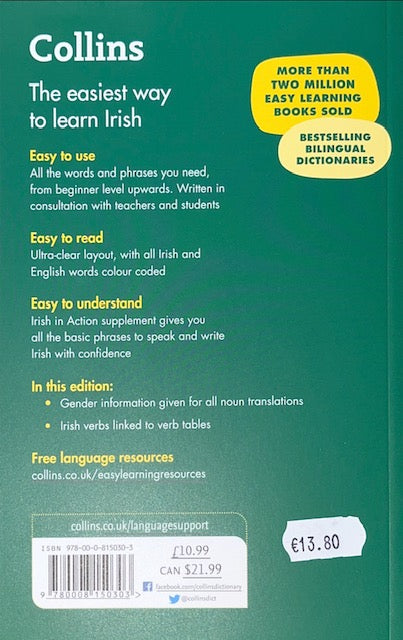 Collins Easy Learning Irish Dictionary