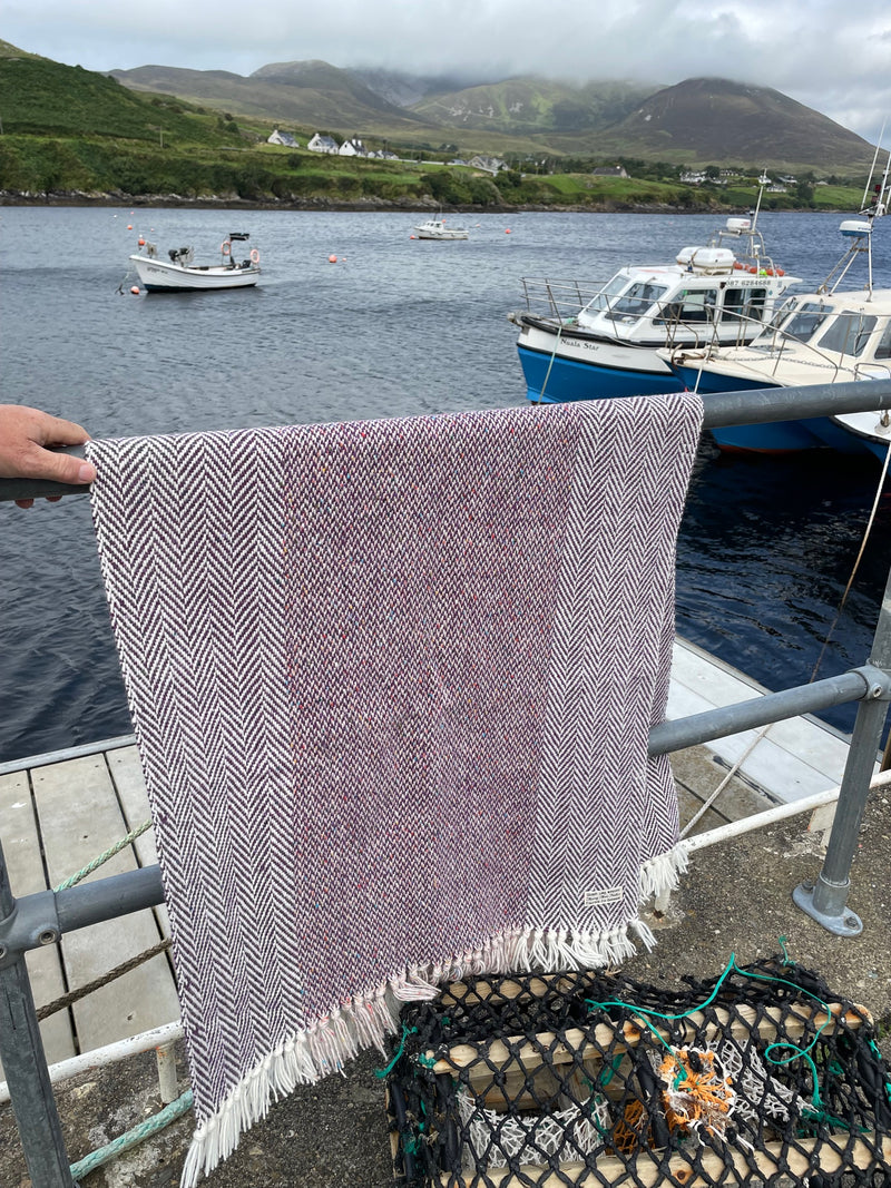 Single Woven Blanket by Sliabh Liag Weaves 32" x 60"