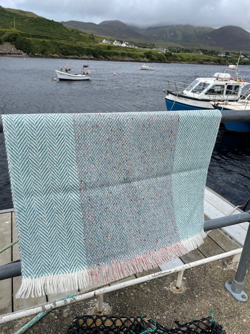 Single Woven Blanket by Sliabh Liag Weaves 32" x 60"