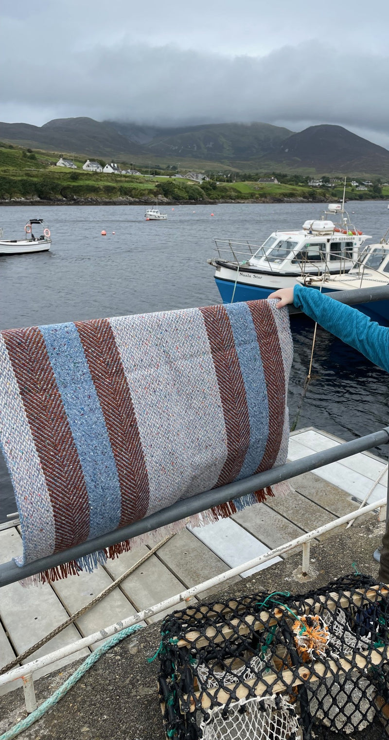 Single Woven Blanket by Sliabh Liag Weaves 32" x 60"